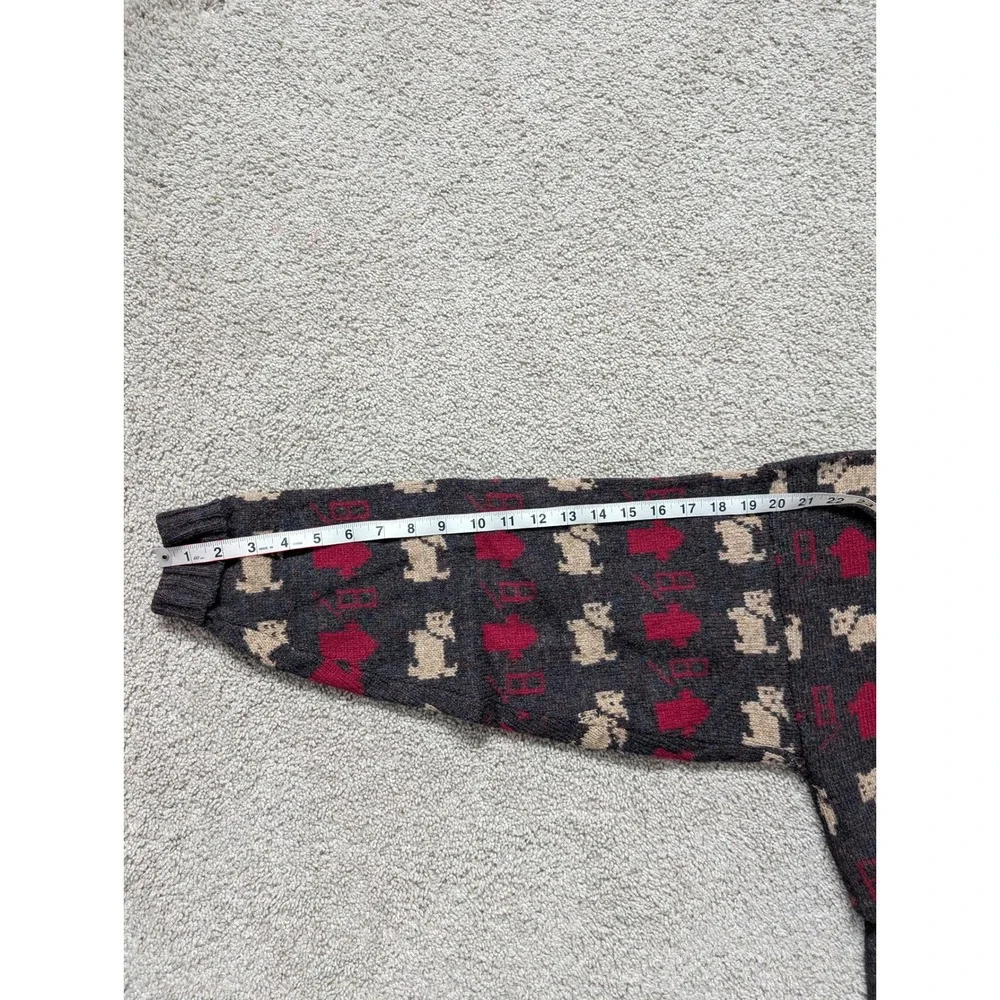 Vintage Marshall Field's Store for Men Made in Scotland Wool Scottie Dog Sweater